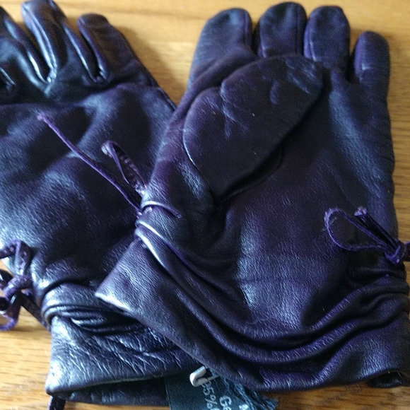 #3 CASHMERE & Deep WINE ITALIAN LEATHER DESIGNER Antonio Murolo NWT - Picture 4 of 8